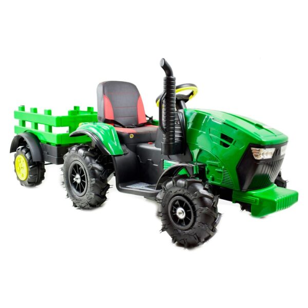 Laste traktor roheline SuperTractor