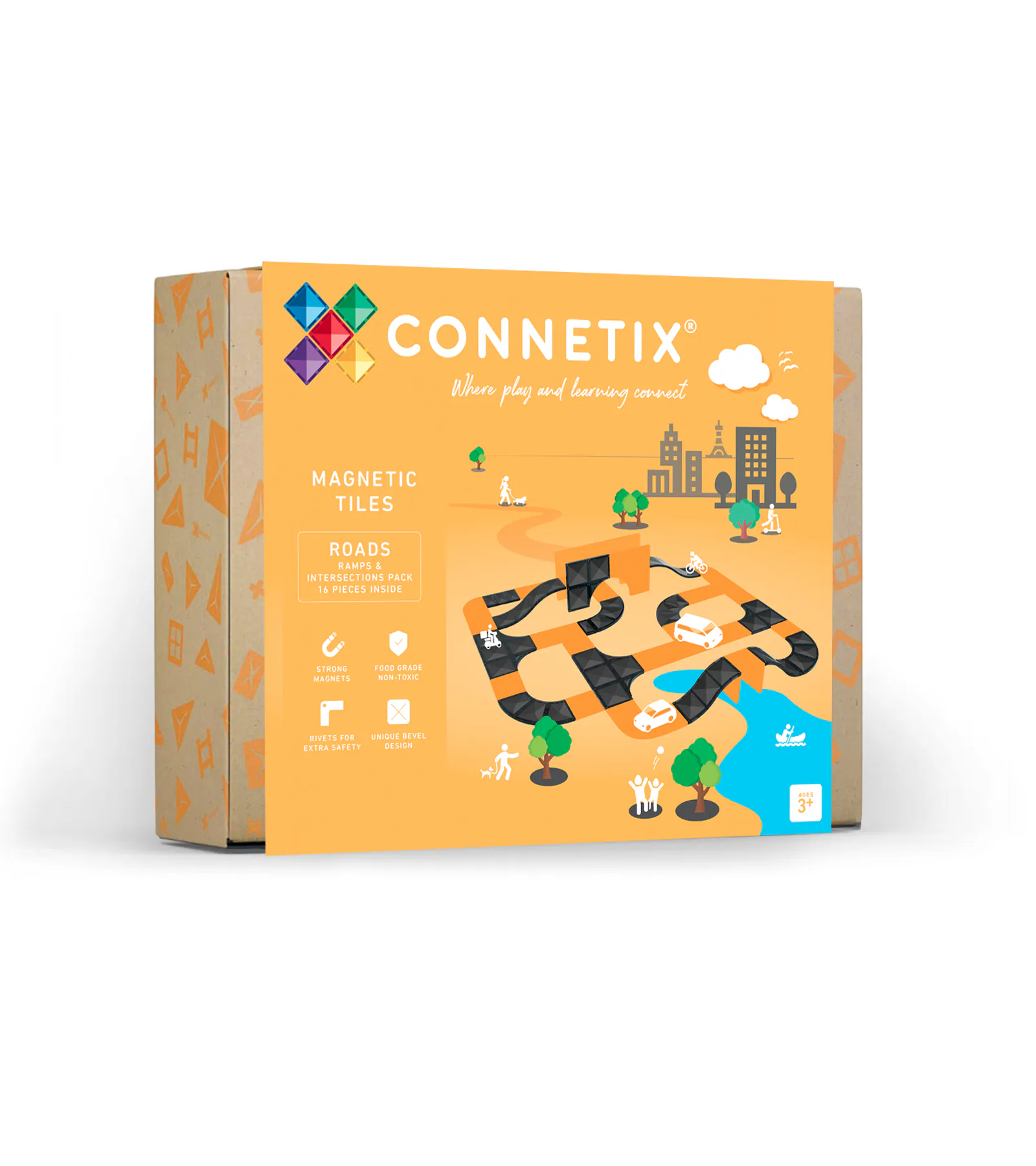 Connetix Ramps & Intersections Pack, 16-osaline