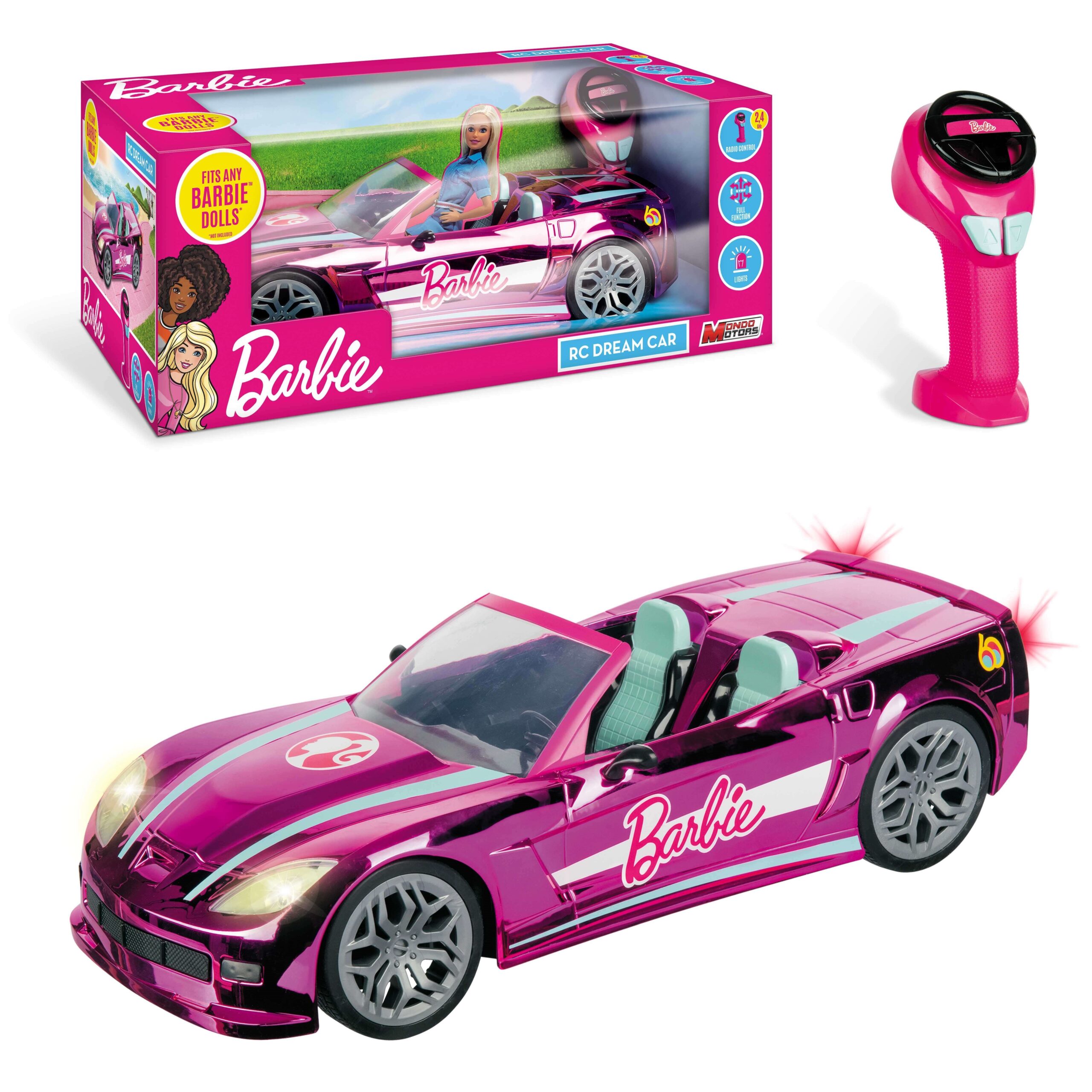 Raad.auto 1:24, Barbie “Dream Car”, chrome