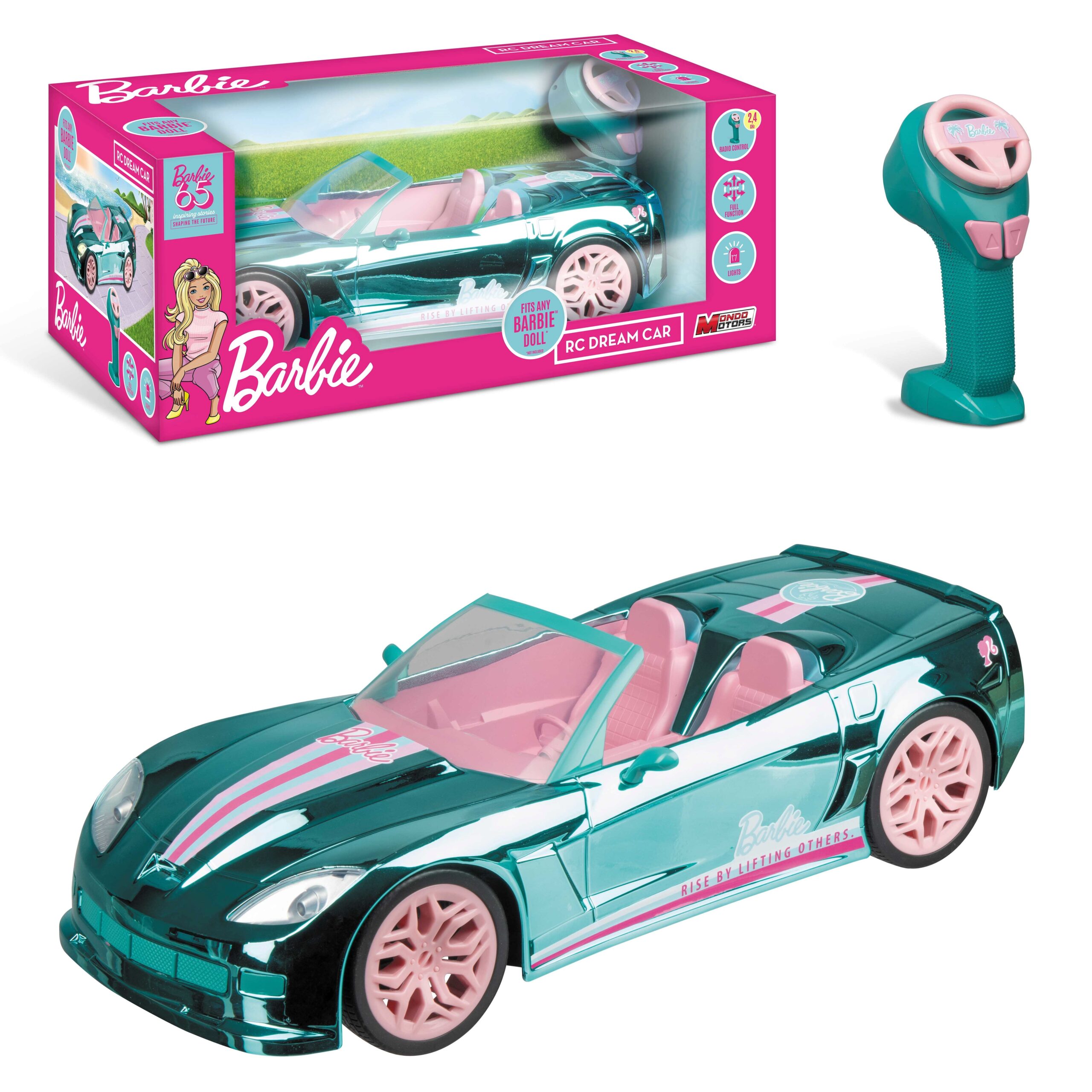 Raad.auto 1:24, Barbie “Dream Car”, roheline chrome