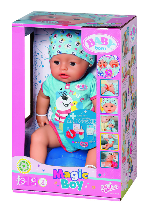 Baby Born “Magic” nukk – poiss, 43cm