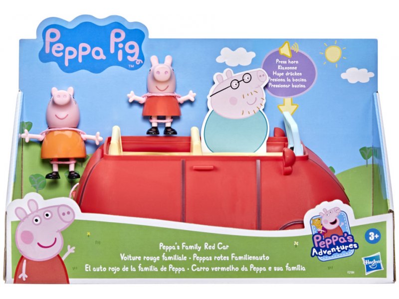 Peppa Pig mängukomplekt “Punane pereauto”